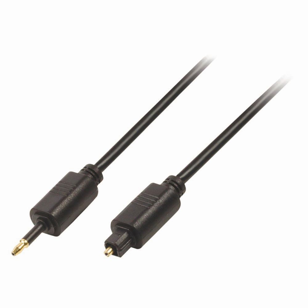 Image of 1m Digital 3.5mm to Toslink Optical Digital SPDIF Audio Cable Lead