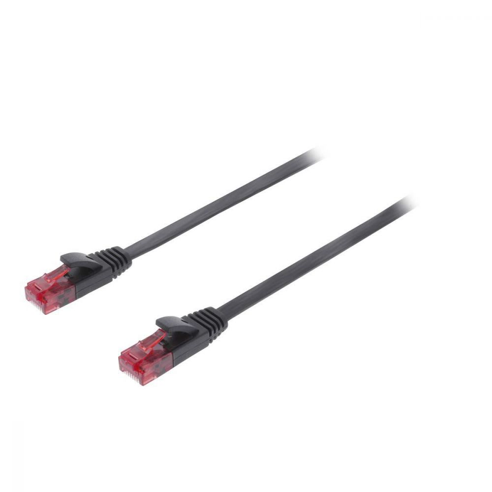 Nedis Cat 6 UTP Network Flat Cable | RJ45 Male - RJ45 Male | 0.5 m | Black