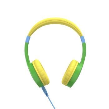Hama "Kids Guard" Children's Headphones, On-Ear, Volume Limiter, Flexible, Green