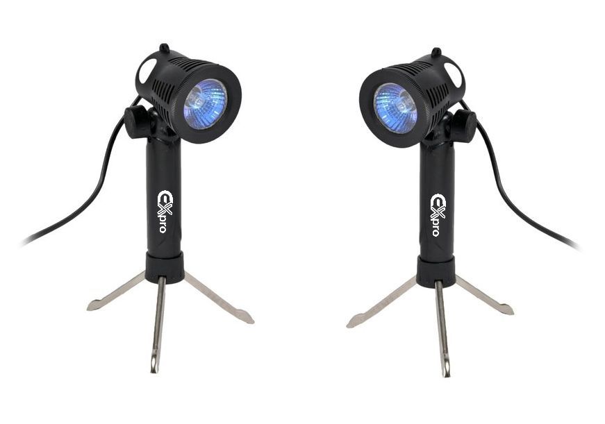 Ex-Pro Photo Professional Mini Day (Natural) Light Set Mini Lighting kit for Photo Tents & cubes