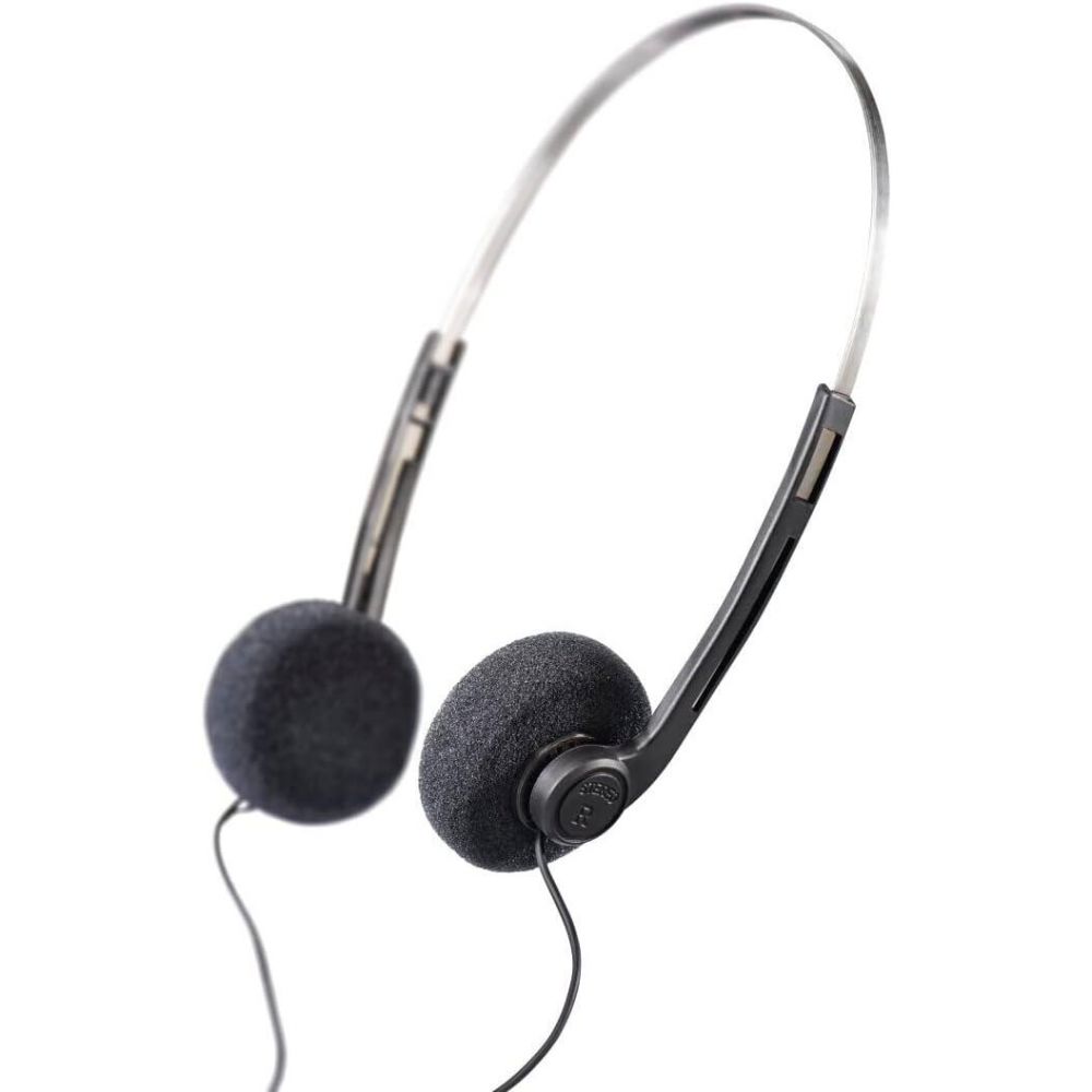 Hama Retro Walkman Style Headphones 3.5mm Jack Lightweight Wired On-Ear Headset