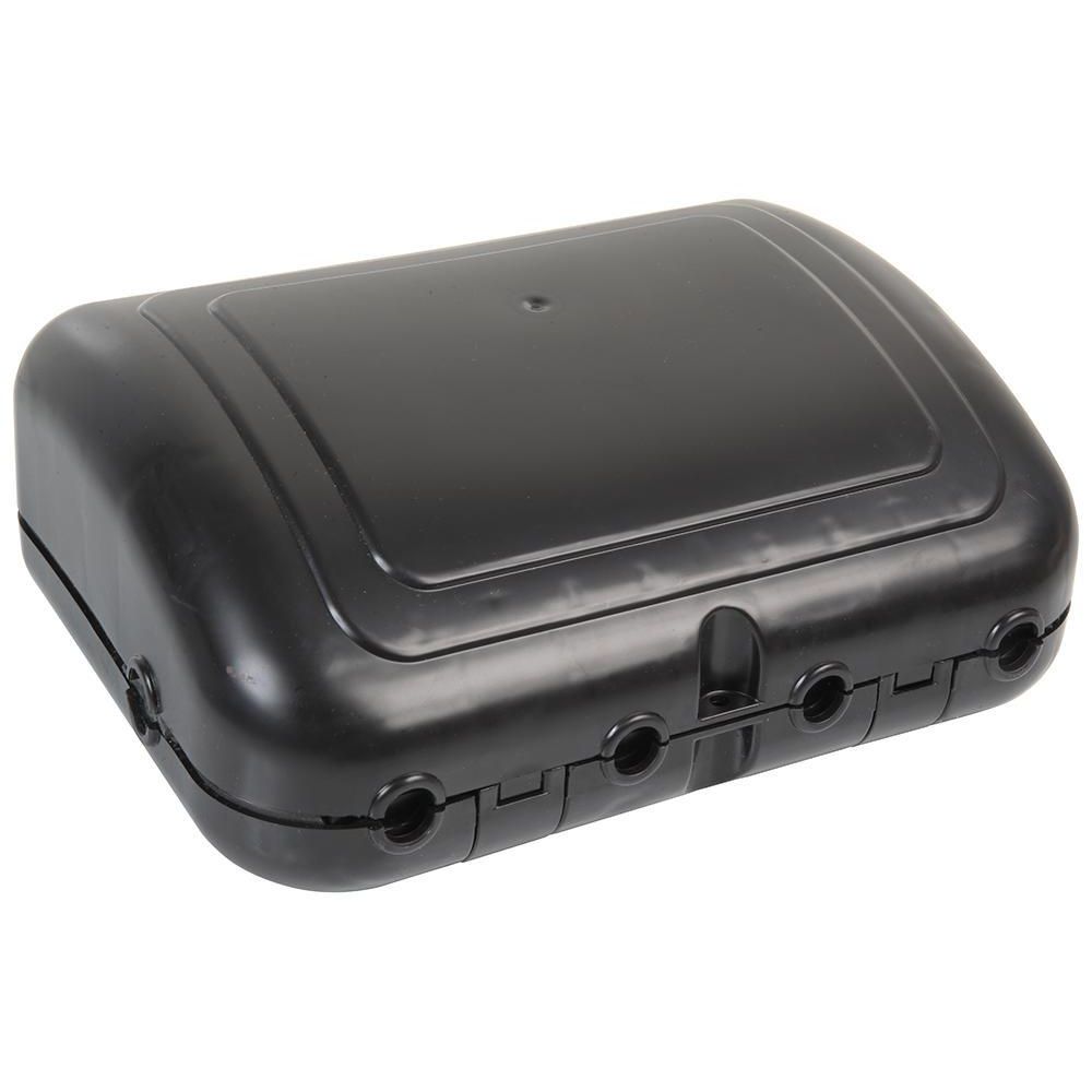 Outdoor Mains Weather Proof Dry Box Enclosure IP64 Black