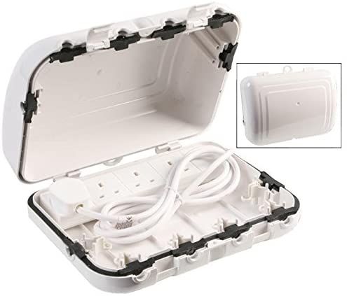 Ex-Pro® Outdoor Weatherproof mains enclosure with 4 Gang Extension Socket 2m