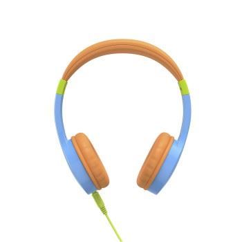 Hama "Kids Guard" Children's Headphones, On-Ear, Volume Limiter, Flexible, Blue
