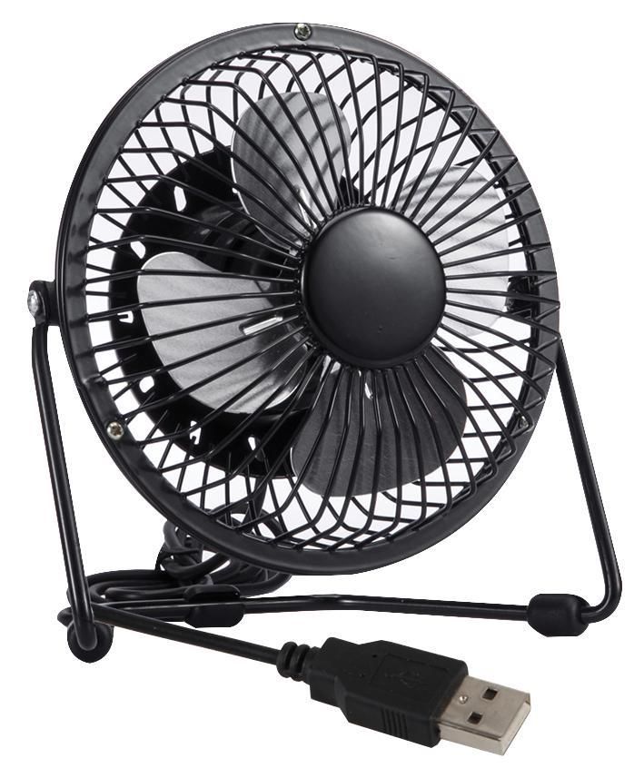 Mini Usb Desk Fan Small Quiet Personal Cooler Portable Table Fan Metal Size 4"