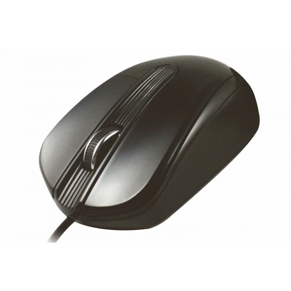 Image of CLiPtec® Comfort Laptop Notebook PC Wired USB Mini 3 Button Optical Scrol Mouse - Black