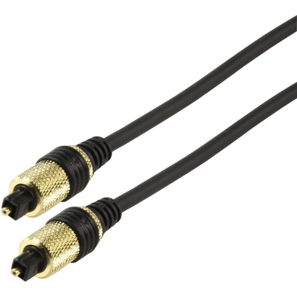 Image of 5m Male TOS Link TOSLink Optical Digital Audio Cable HQ Lead Gold Plated