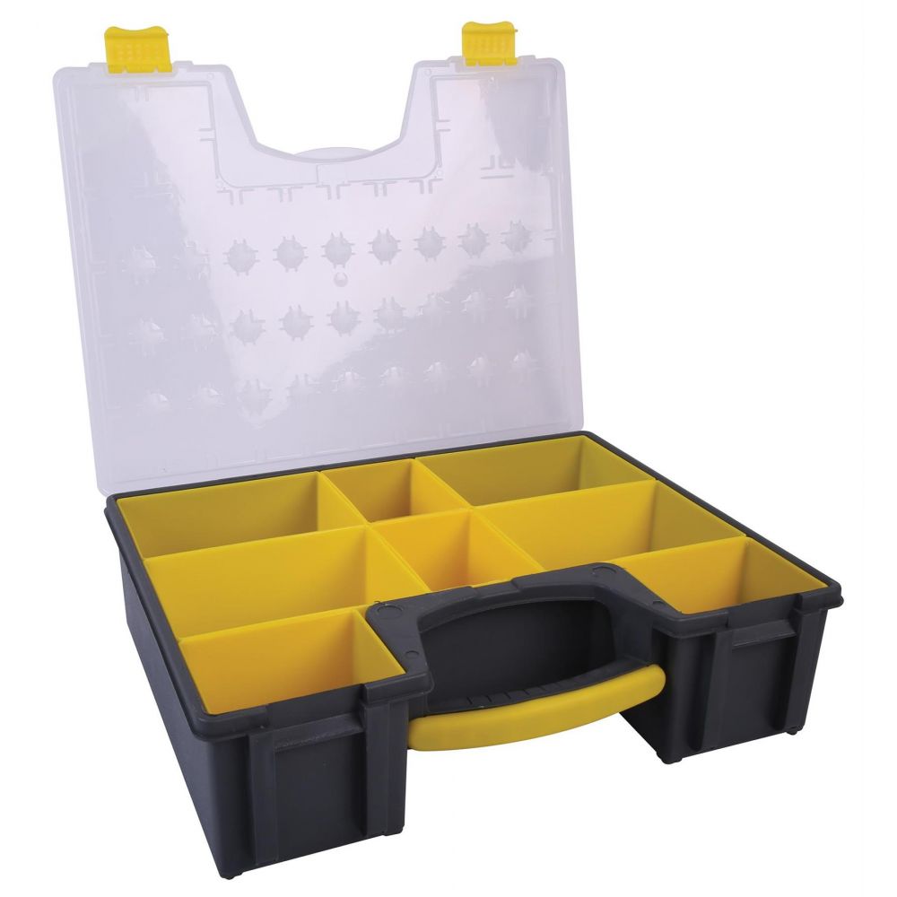 8 Section Removable Storage Organiser Compartment Tool Box Nail Case Craft Bead