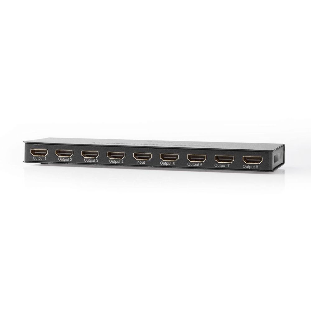 Ex-Pro 4K 8 Way HDMI Splitter 1 in 8 Out, Powered HDMI 2.0 Distributor, HDCP 2.2 Compatible, Supports 4K@60Hz 1080P for PS4 Xbox O...