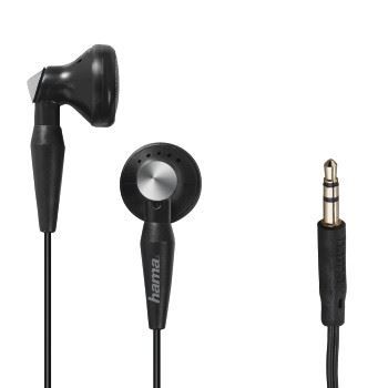 Hama 00184000 Hama "Basic4Music” headphones, earbuds, cable kink protection, black