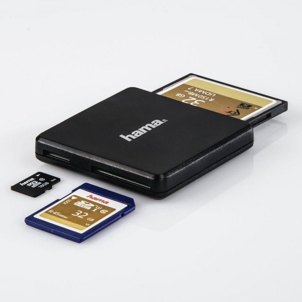 Hama USB 3.0 Super Speed Multi Card Reader SD SDHC SDXC Micro SD Compact Flash