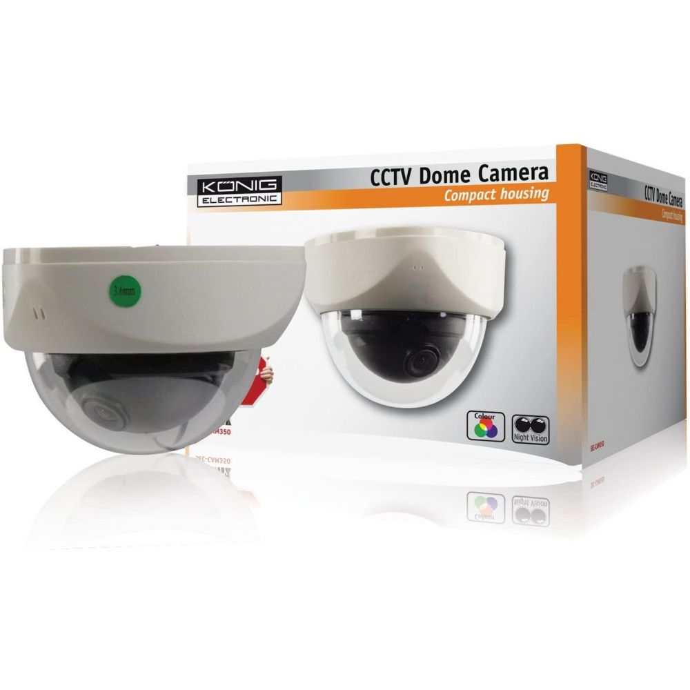 BNC Colour CCTV Mini Dome High Resolution Camera 1/3" Sony CCD50 Mini Dome High Resolution CCTV Camera