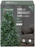 1500 LED White Christmas Tree Lights with Timer, 42.5m