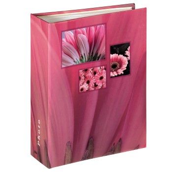 Hama Large Slip In Pink Flower Photo Memo Album Case Book 100 Pages 6x4"  Photos 4047443132628 