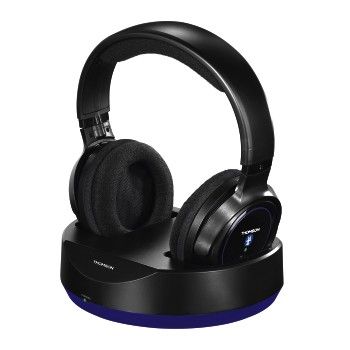 Thomson WHP6316BT Wireless Headphones, Bluetooth, with charging station
