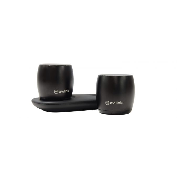 Sound Shots - True Wireless Portable Rechargeable Bluetooth Speakers Pair with Base Charger
