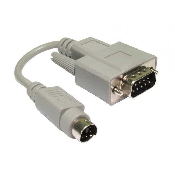 CDL PS/2 (M) to Serial (M) Mouse Leaded Adapter | BOXED2ME