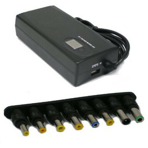 Ex-Pro 90w Universal Laptop Notebook power supply AC adapter with AUTOMATIC voltage selection for worldwide use. 90w