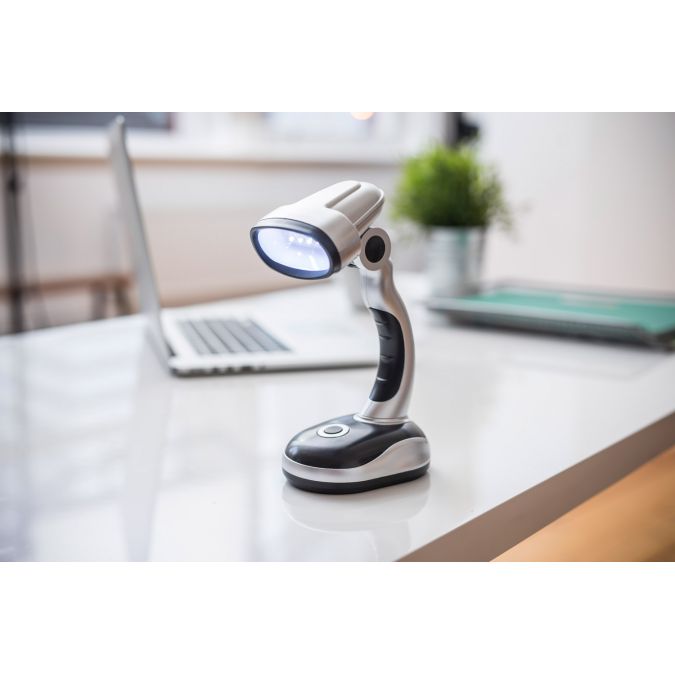 12 LED USB / Battery Powered Desk Light Lamp