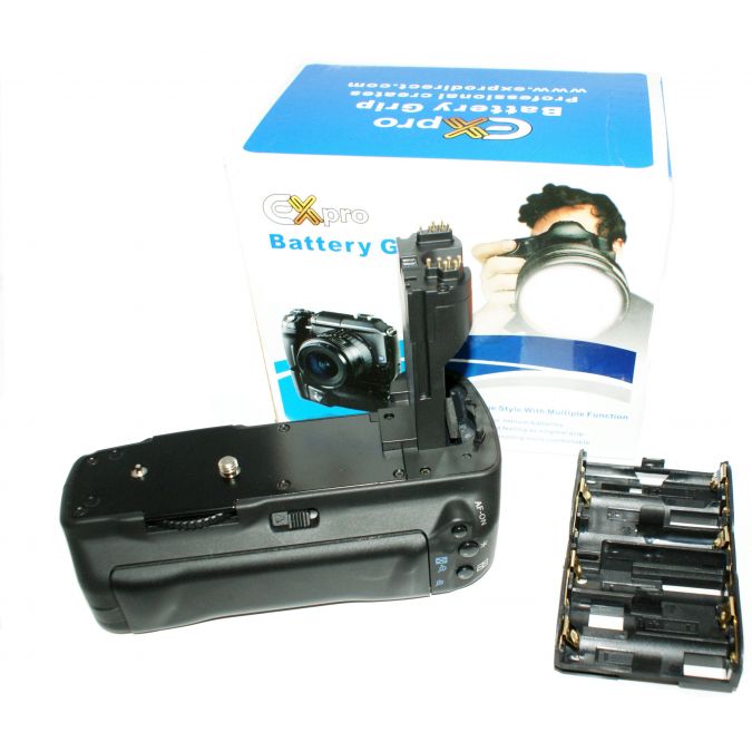 Ex-Pro® Power Grip Canon BG-E6 VALUE KIT (LP-E6) Series for Canon (Includes 2 x LP-E6)