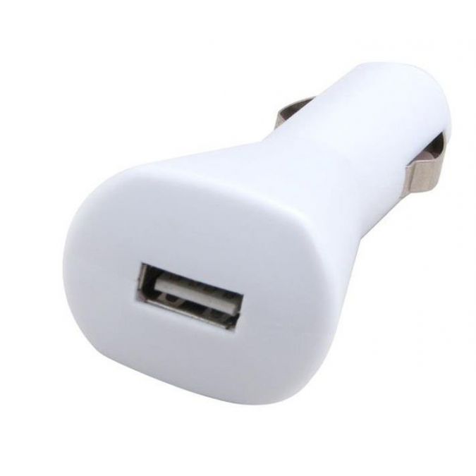 Ex-Pro USB White 12v In-Car in Car Charger Charge - Connect your USB Cable to your Car Cigarette adapter.