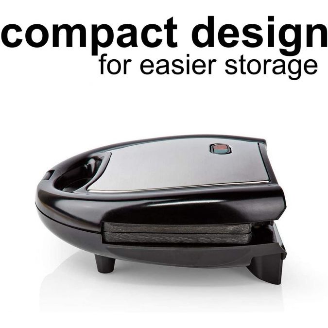 Waffle Maker Machine Square Shape 2 Slice Non Stick Electric Iron Press 750W