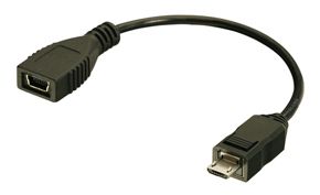 USB Mini B to Micro B Adapter