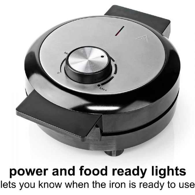 Waffle Maker Machine 19cm Heart Shape Slice Non Stick Electric Iron Press 1000W