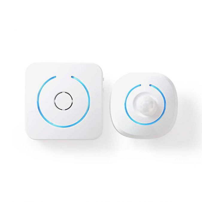 Nedis Home Security Motion Detector Chime 8 Ringtones Signals with