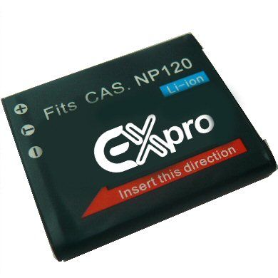 NP-120, NP120 Ex-Pro Casio Li-on Digital Camera Battery