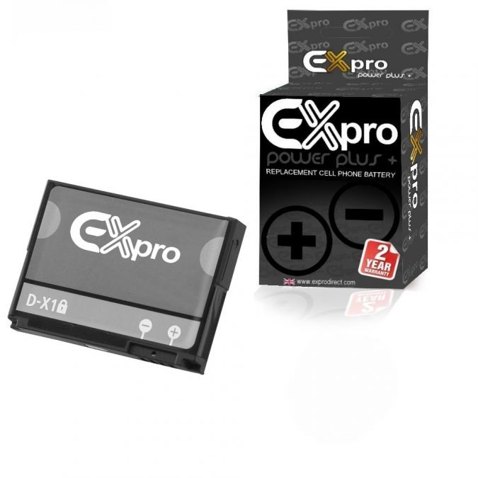 Ex-Pro® Blackberry D-X1 High Power Plus+ 1380mAh High Rated Replacement Cell Phone battery