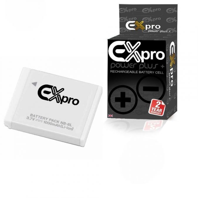 NB-6L, NB6L Ex-Pro Canon Li-on Digital Camera Battery