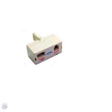 Ex-Pro - ADSL Micro Filter for ADSL Router / Modem suitable for Broadband
