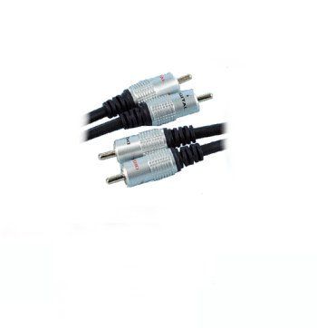 Ex-Pro - Premium - 2x Phono's to 2x Phono's Stereo Audio Cable Gold Plated - 1m