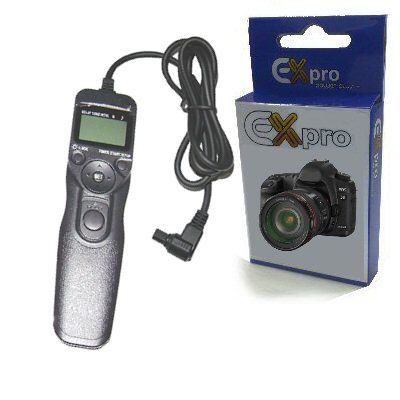 Ex-Pro RS-80N3 / TC 80N3 Timer Remote Shutter Release cable switch with LCD Display for Canon