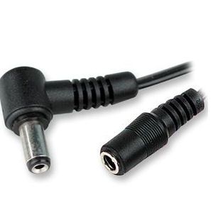 Ex-Pro High Quality 2.5mm Socket to Right Angle 90 Degree - DC Power Extension lead/cable - 5m