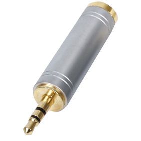 Ex-Pro® Professional Quality Gold Plated STEREO Audio Adaptor 6.35mm (1/4 INCH) Jack Socket to 3.5mm Jack Plug - for Headphones