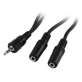 Ex-Pro® 3.5mm Headphone splitter, ideal for iPod, iPad, iPhone, MP3 Players etc..