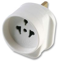 Ex-Pro® Travel Visitor Adapter Converts Contental Plugs Plug to 3 Pin British UK plugs