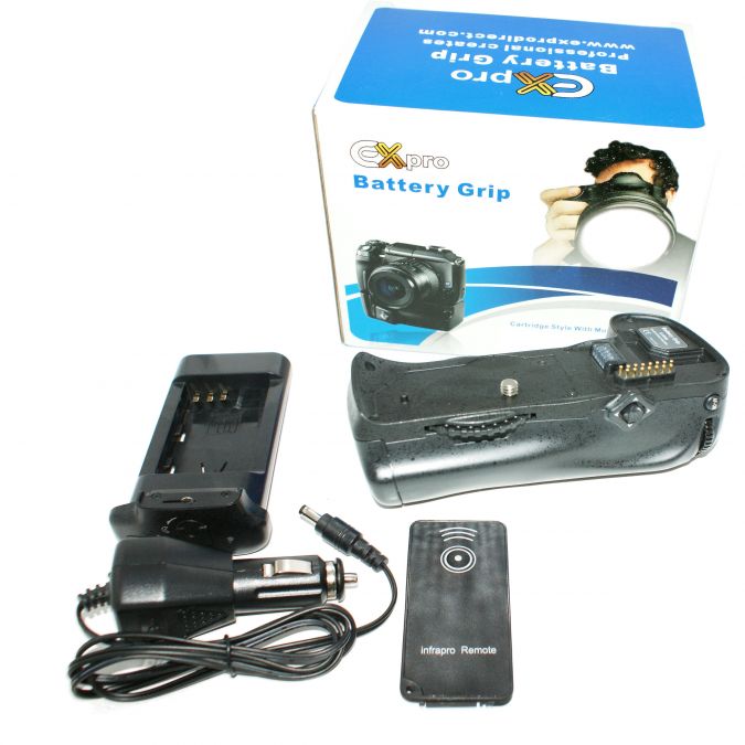 Ex-Pro® Power Grip Nikon D10 (EN-EL3e) Series for Nikon, with Infrared Remote shutter release.
