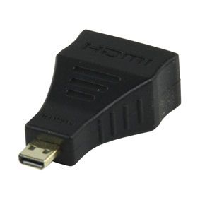 Ex-Pro® Premium Micro Type D Male HDMI to Standard HDMI Type A Female V1.4 Certified Adapter