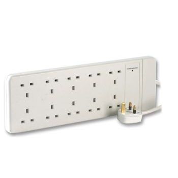 Ex-Pro® 10 Gang Power Strip 10-Way 13Amp - 2m Cable
