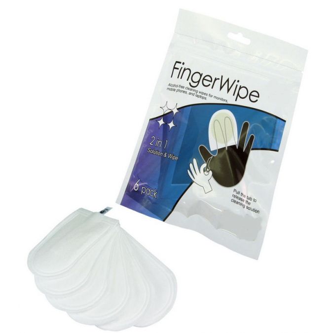 Ex-Pro® LCD/SCREEN Finger wipe cleaning kit (x6 wipes)