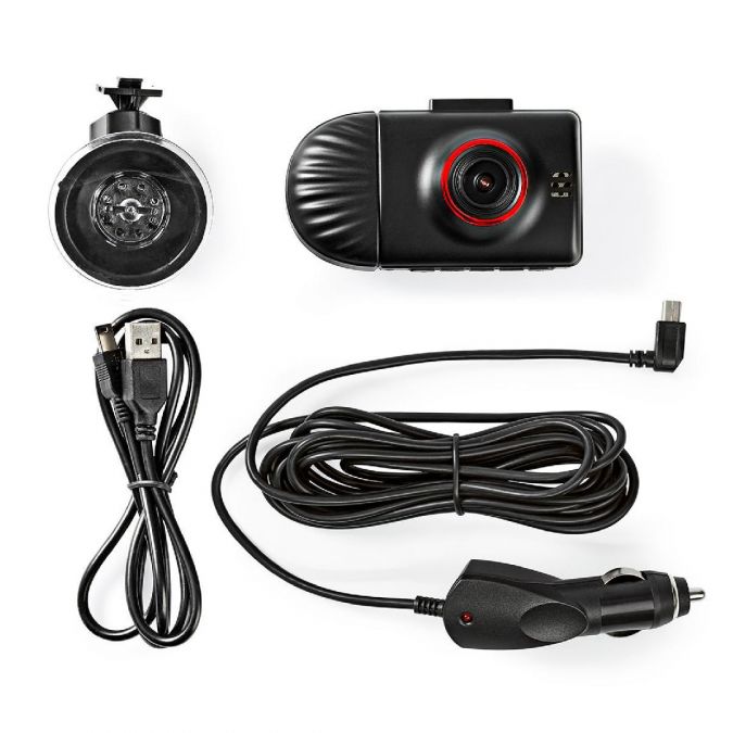 Dash Cam, Wide Quad Full HD 1440p 2K Front Dual Camera In Car Dashboard Dashcam, 140° Wide Angle, with 2.31" LCD Display, Night Vision, Motion Detection, Parking Mode and G-Sensor