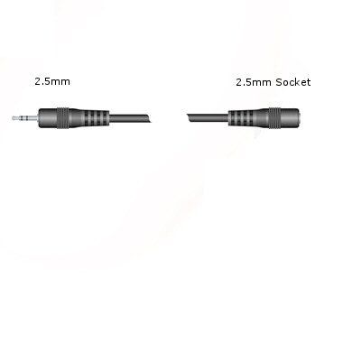 Ex-Pro - 2.5mm Plug to 2.5mm Socket - 2m