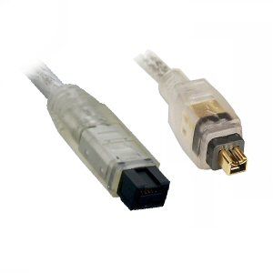 Ex-Pro 3m Premium Gold Firewire 800 Cable - 9 Pin Bilingual Beta Male to 4 Pin Male