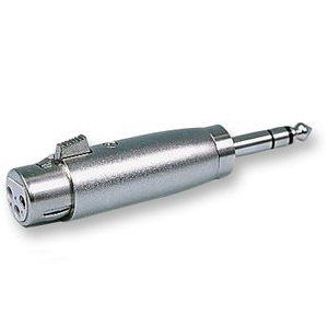 HQ XLR Adapter - Plug to 6.33m Jack Plug (Stereo)