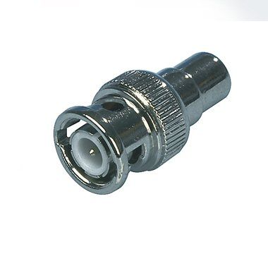 Ex-Pro Premium Nickle Plated BNC Male to Phono Female Adapter