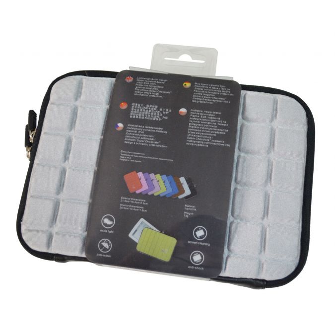 Croco® Super Chocolate Case Cover Carry Sleeve for 7-Inch Samsung Galaxy Tab/Tab2 P1000, P1010, P3100, P3010 - Gray