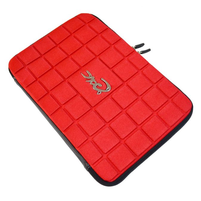 Croco® Super Chocolate Case Cover Carry Sleeve for 10.1-Inch Samsung Galaxy Tab/Tab2 P7500, P7510 - Red